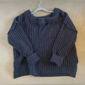 Size S/M navy knit sweater